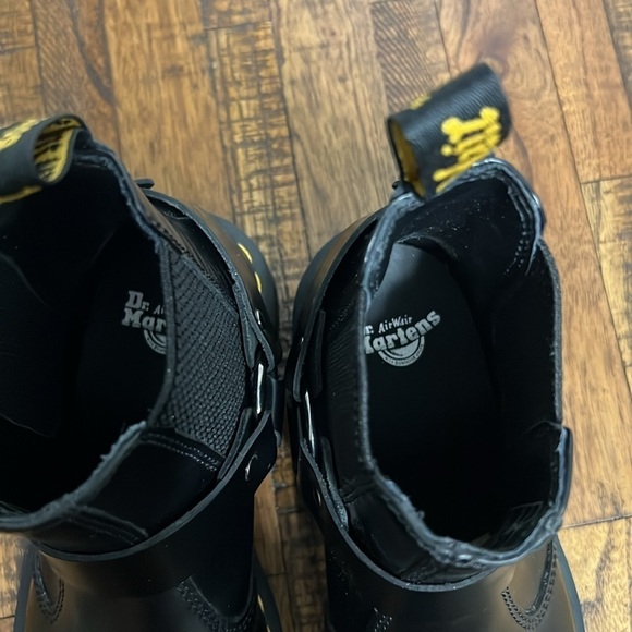 NWT Dr. Martens Wincox Leather Chelsea Boot Polished Black US 5 Ladies NWT - Picture 10 of 16